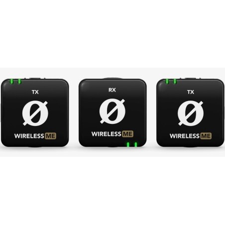 RODE Wireless ME Dual - kompaktowy bezprzewodowy system mikrofonowy z dwoma nadajnikami do nagrywania dwukanałowego