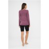 Bielizna damska VIKING Lana Pro Longsleeve Merino roz. S różowa