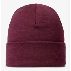 Czapka BUFF HEAVYWEIGHT MERINO WOOL LOOSE HAT SOLID TIBETAN RED