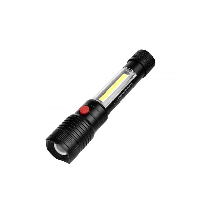 ESPERANZA ALUMINIOWA LATARKA ZE ŚWIATŁEM BOCZNYM COB APATE EOT069 ESPERANZA ALUMINIOWA LATARKA ZE ŚWIATŁEM BOCZNYM COB APATE EOT069