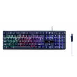 GEMBIRD ZESTAW GAMINGOWY GHOST GGS-UMGL4-02 4W1 KLAWIATURA, MYSZ, PODKŁADKA, SŁUCHAWKI