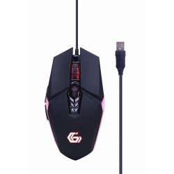 GEMBIRD ZESTAW GAMINGOWY GHOST GGS-UMGL4-02 4W1 KLAWIATURA, MYSZ, PODKŁADKA, SŁUCHAWKI