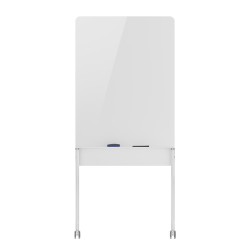 ERGO OFFICE MOBILNA TABLICA SUCHOŚCIERALNA, ORIENTACJA PIONOWA, BIAŁA, JEDNOSTRONNA, Z PÓŁKĄ, WYMIARY TABLICY 1190X790MM ER-3