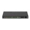 NETGEAR M4250-26G4XF-PoE+ switch zarządzalny L2/L3 Gigabit Ethernet (10/100/1000) Obsługa PoE 1U Czarny NETGEAR M4250-26G4XF-PoE+ switch zarządzalny L2/L3 Gigabit Ethernet (10/100/1000) Obsługa PoE 1U Czarny