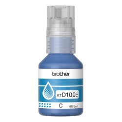 BROTHER Tusz Niebieski BTD100C BT-D100C