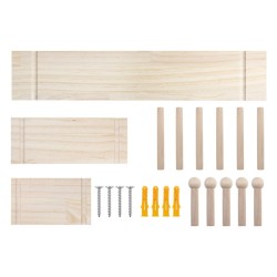 MACLEAN DREWNIANA TABLICA ORGANIZER, KOLOR JASNE DREWNO, 60X80 CM, MAX. 20 KG MC-131 WD