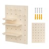 MACLEAN DREWNIANA TABLICA ORGANIZER, KOLOR JASNE DREWNO, 40X60 CM, MAX. 20 KG MC-130 WD