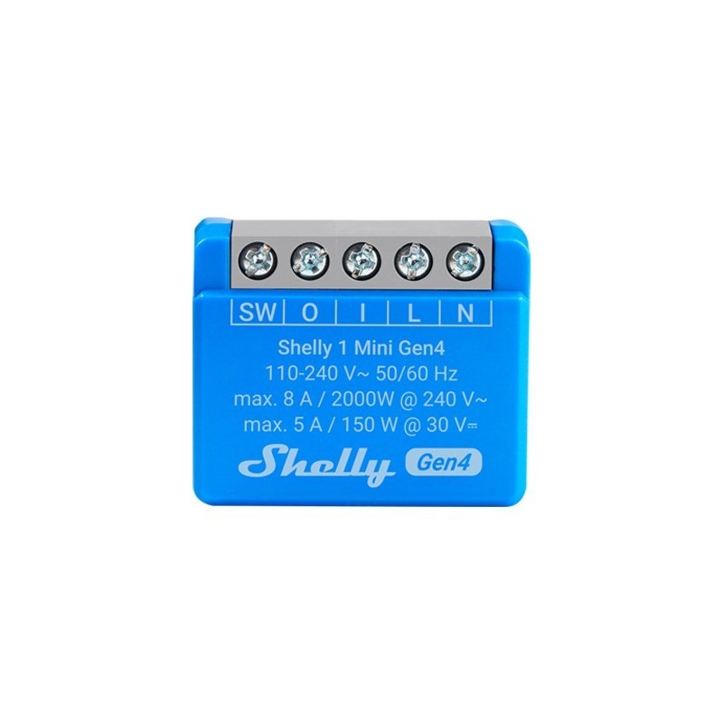 Mini przekaźnik WiFi Shelly 1 Mini Gen4 Mini przekaźnik WiFi Shelly 1 Mini Gen4