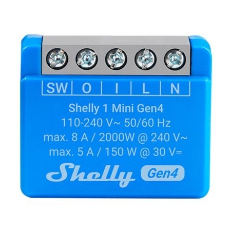 Mini przekaźnik WiFi Shelly 1 Mini Gen4