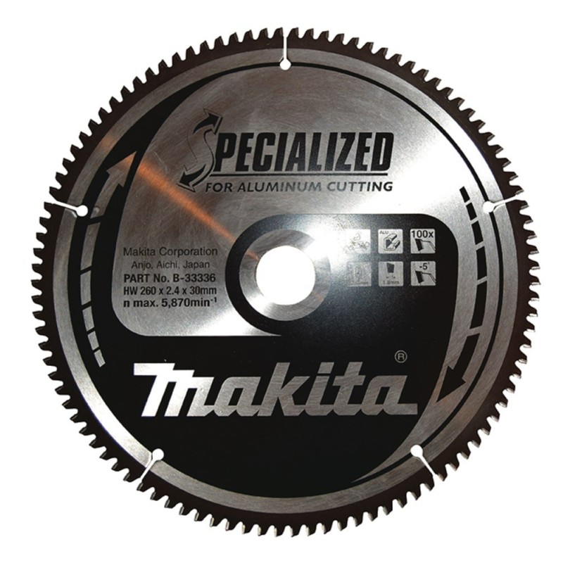 Makita piła tarczowa 260x30x100z Specialized Aluminium Makita piła tarczowa 260x30x100z Specialized Aluminium