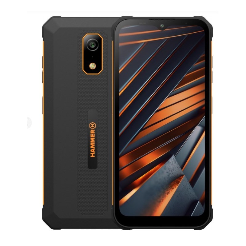 Telefon żelazo młotkowe Va Pomarańczowo-czarny 64GB Telefon żelazo młotkowe Va Pomarańczowo-czarny 64GB
