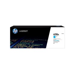 HP 658A — oryginalny wkład LaserJet z błękitnym tonerem