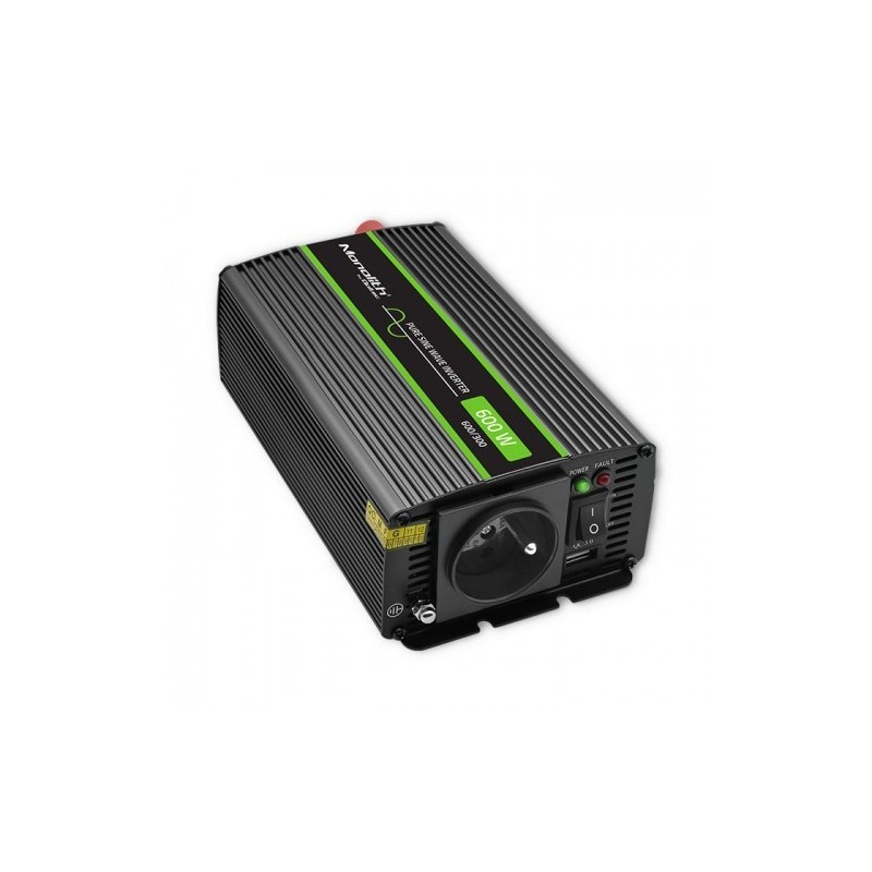 Qoltec Monolith adapter zasilający/ inwentor Automatyczna 600 W Czarny Qoltec Monolith adapter zasilający/ inwentor Automatyczna 600 W Czarny