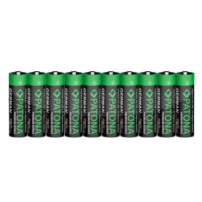 PATONA Premium AA Mignon LR06 – 10x baterii alkalicznych 1.5V PATONA Premium AA Mignon LR06 – 10x baterii alkalicznych 1.5V