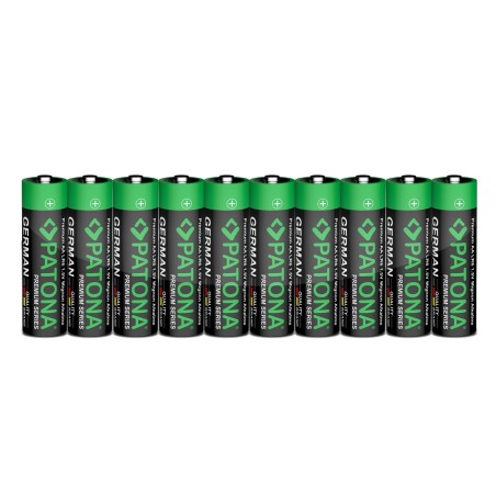 PATONA Premium AA Mignon LR06 – 10x baterii alkalicznych 1.5V