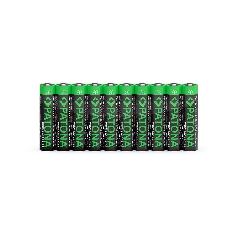 PATONA Premium AAA Micro LR03 – 10x baterii alkalicznych 1.5V PATONA Premium AAA Micro LR03 – 10x baterii alkalicznych 1.5V