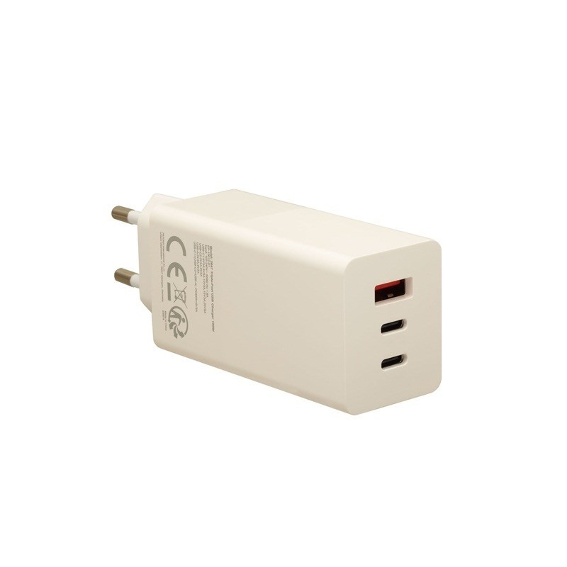 PATONA Premium Ładowarka GaN PD100W 2xUSB-C 1xUSB-A PD3.0 QC3.0 kolor biały PATONA Premium Ładowarka GaN PD100W 2xUSB-C 1xUSB-A PD3.0 QC3.0 kolor biały