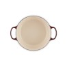 Roaster Le Creuset Signature okrągły 28cm Rhone