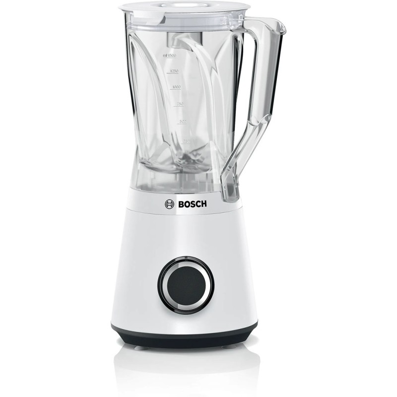Blender Bosch MMB6141W VitaPower Seria 4 Blat stołu 1200 W Materiał słoika Tritan Pojemność słoika 1,5 L Biały Blender Bosch MMB6141W VitaPower Seria 4 Blat stołu 1200 W Materiał słoika Tritan Pojemność słoika 1,5 L Biały