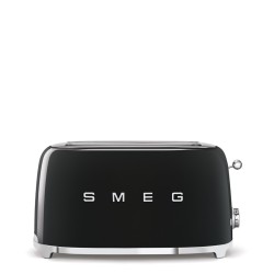 Toster Smeg TSF02BLEU czarny 4 kromek, metalowa obudowa