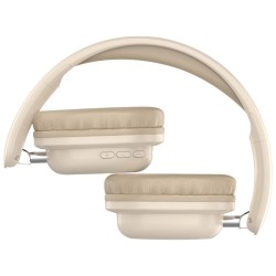 DEFENDER SŁUCHAWKI NAUSZNE BLUETOOTH FREEMOTION B640 BEŻOWE 63642