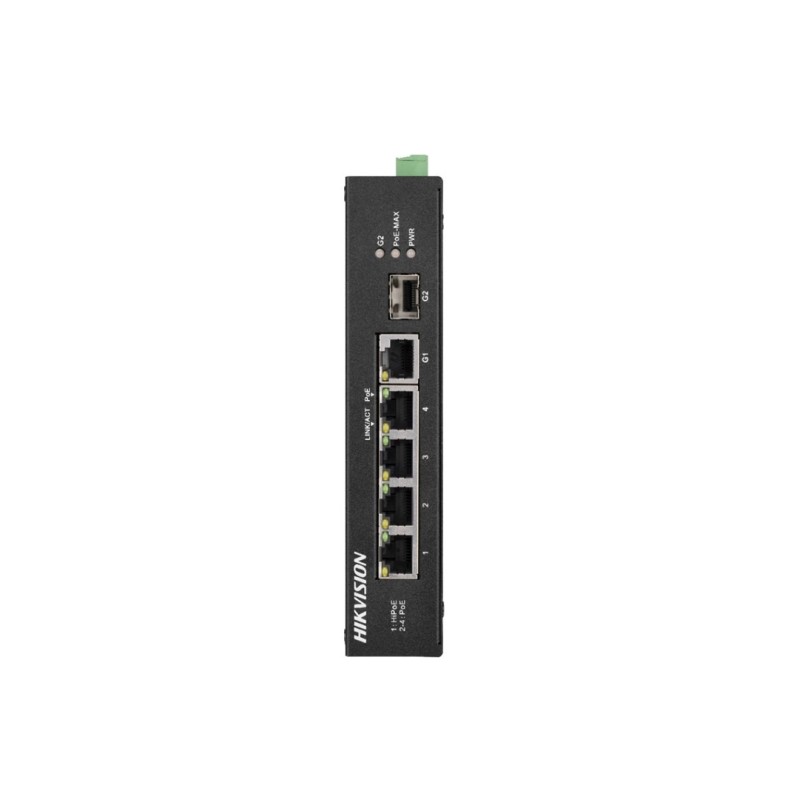 Hikvision DS-3E0106P-E/M łącza sieciowe Nie zarządzany Fast Ethernet (10/100) Obsługa PoE Niebieski Hikvision DS-3E0106P-E/M łącza sieciowe Nie zarządzany Fast Ethernet (10/100) Obsługa PoE Niebieski