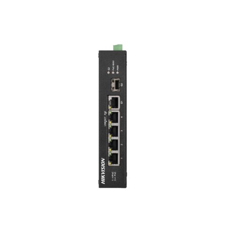 Hikvision DS-3E0106P-E/M łącza sieciowe Nie zarządzany Fast Ethernet (10/100) Obsługa PoE Niebieski