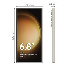 Samsung Galaxy S23 Ultra SM-S918B 17,3 cm (6.8") Dual SIM Android 13 5G USB Type-C 8 GB 256 GB 5000 mAh Kremowy
