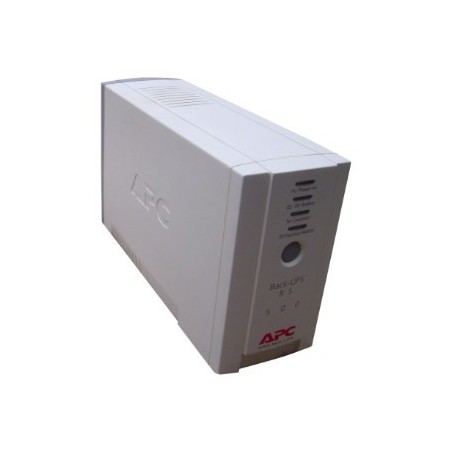 APC Back-UPS Czuwanie (Offline) 0,5 kVA 300 W 4 x gniazdo sieciowe