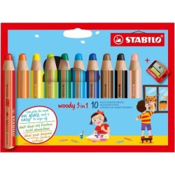 STABILO woody 3 in 1 Wielo 10 szt.