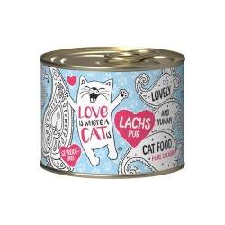 Love is where a cat is® z czystym łososiem 190g