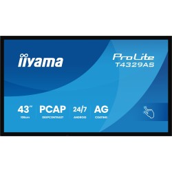Monitor IIYAMA 108cm (42.5") T4329AS-B1AG 16:9 M-Touch 2xHDMI+UBS-C