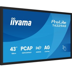 Monitor IIYAMA 108cm (42.5") T4329AS-B1AG 16:9 M-Touch 2xHDMI+UBS-C