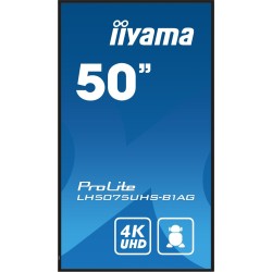 Monitor Iiyama ProLite LH5075UHS-B1AG - Przekątna 50" - Płaski ekran - 125.7 cm