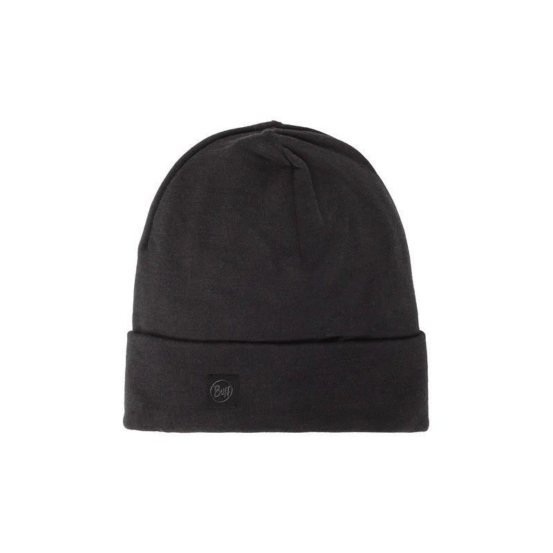 Czapka BUFF MERINO HEAVYWEIGHT BEANIE SOLID BLACK