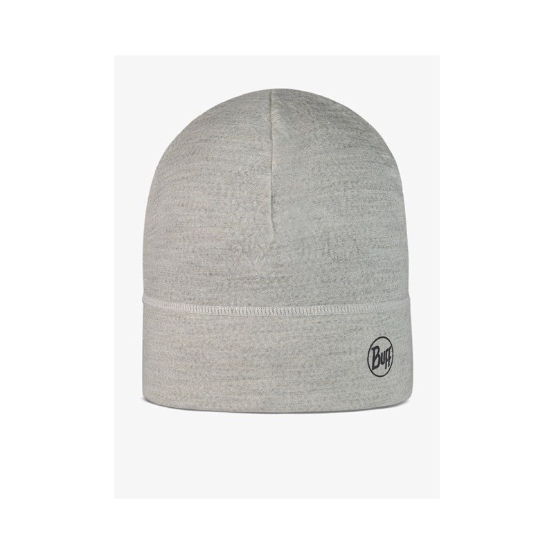 Czapka BUFF MERINO LIGHTWEIGHT BEANIE SOLID LIGHT GREY