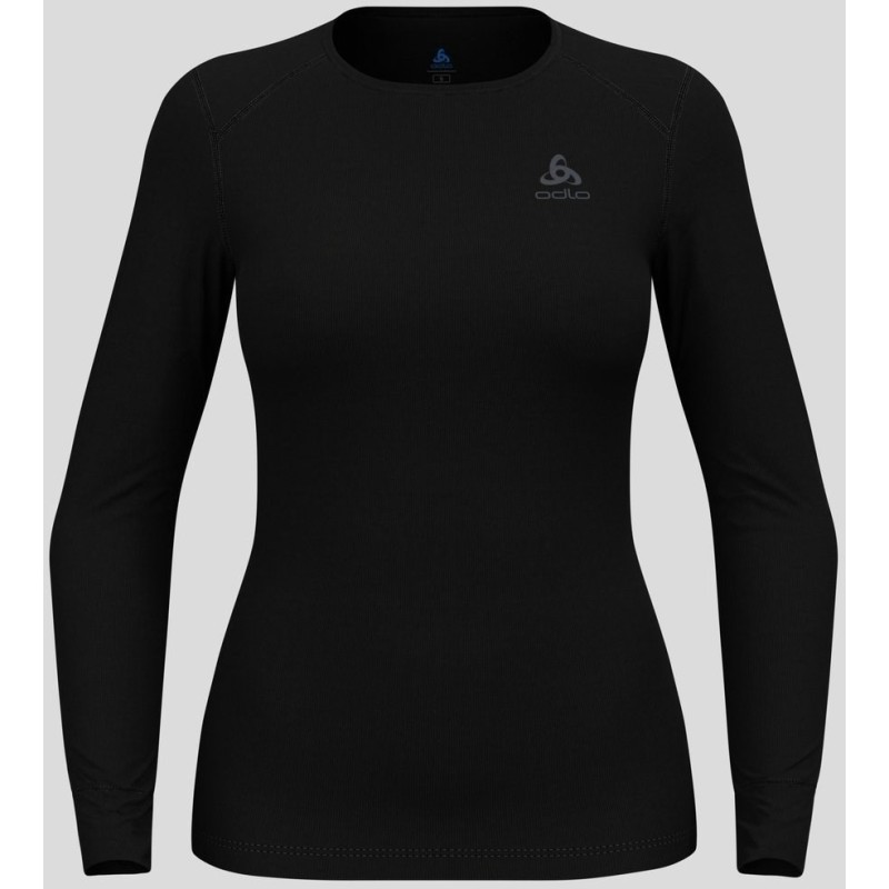 Koszulka damska Odlo BL TOP crew neck l/s ACTIVE WARM ECO roz. S Czarna Koszulka damska Odlo BL TOP crew neck l/s ACTIVE WARM ECO roz. S Czarna