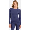 Bielizna termoaktywna z długim rękawem Odlo BL TOP crew neck l/s ACTIVE WARM roz. M Niebieska