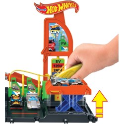 Mattel Hot Wheels City Superstacja ładowania samochodów HTN79