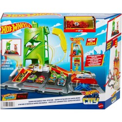 Mattel Hot Wheels City Superstacja ładowania samochodów HTN79