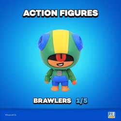 BRAWL STARS S1 ACTION FIGURES 11cm - LEON