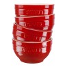 Staub Ceramique Zestaw misek 0,7 l Okrągły Ceramika Czerwony 4 szt.