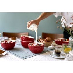 Staub Ceramique Zestaw misek 0,7 l Okrągły Ceramika Czerwony 4 szt.