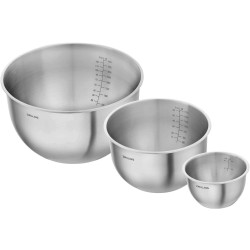 ZWILLING FRESH & SAVE Zestaw 3 stalowych misek