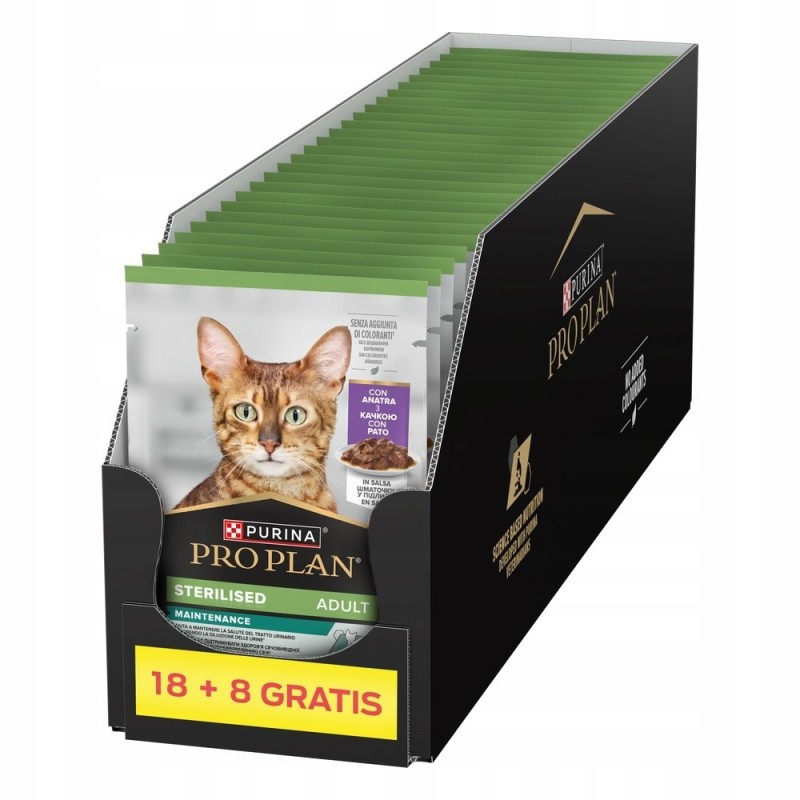 PURINA PRO PLAN STRLS Kot Kacz 18+8 saszet. 2,21kg PURINA PRO PLAN STRLS Kot Kacz 18+8 saszet. 2,21kg