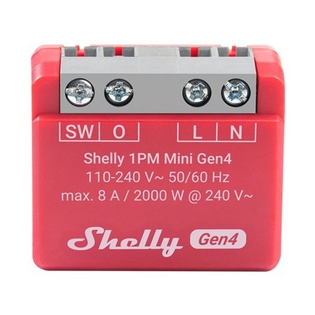 Mini przekaźnik WiFi z pomiarem energii Shelly 1PM Mini Gen4