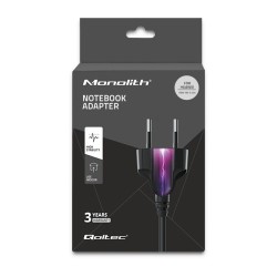 QOLTEC ZASILACZ DO HUAWEI 65W | 19V | 3.42A | 4.01.7 | +KABEL ZASILAJĄCY