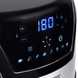 Princess 182026 Pojedyńczy 4,5 l Autonomiczny 1500 W Frytkownica na gorące powietrze Srebrny