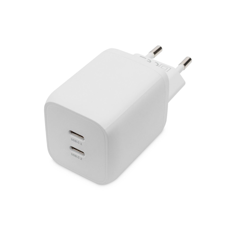 Digitus Ładowarka USB-C, 2-portowa, 65 W GaN