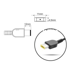 MITSU ZASILACZ 20V 4.5A (PROSTOKĄTNY 11.0X4.5 PIN - YOGA) - LENOVO